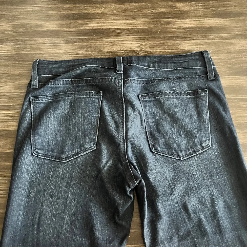Just Black Blue Boot Leg Jeans Size 27 - Picture 6 of 6